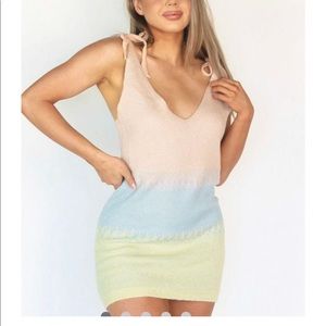 Knit beach dress